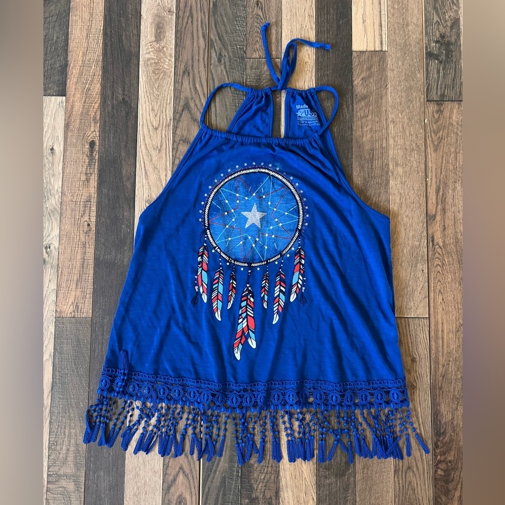 Fringe Halter Top XL (15/17)